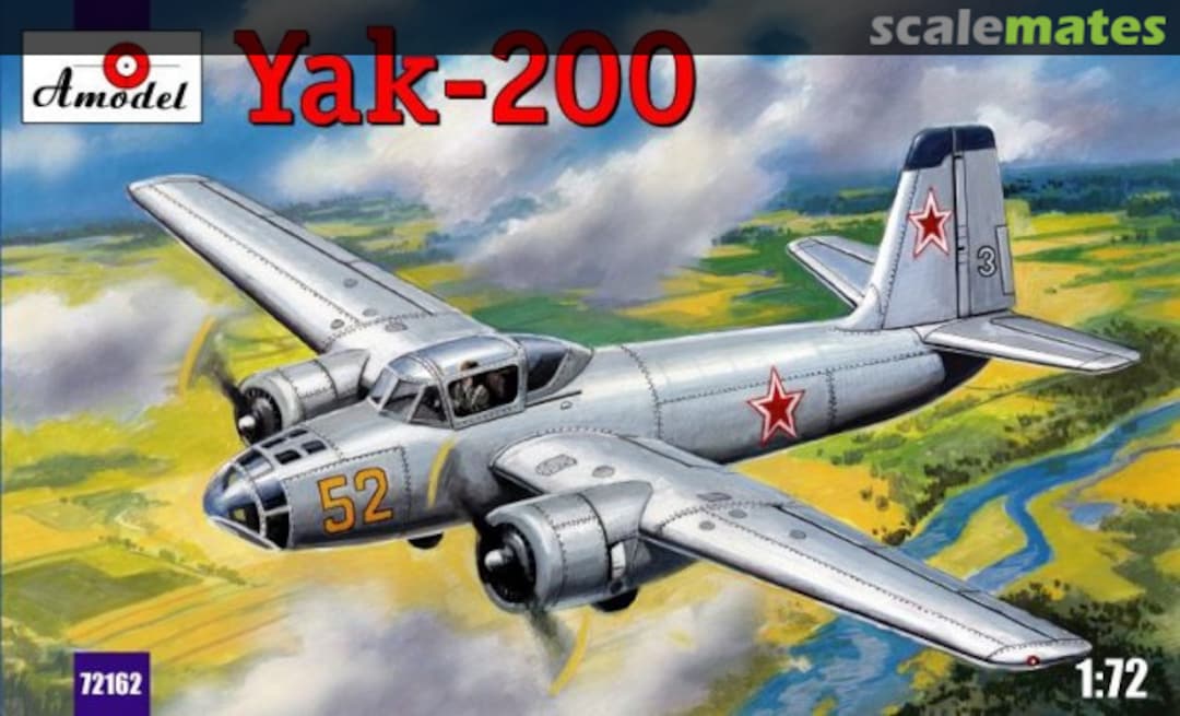 Boxart Yak-200 72162 Amodel Boxart Yak-200 72162 Amodel