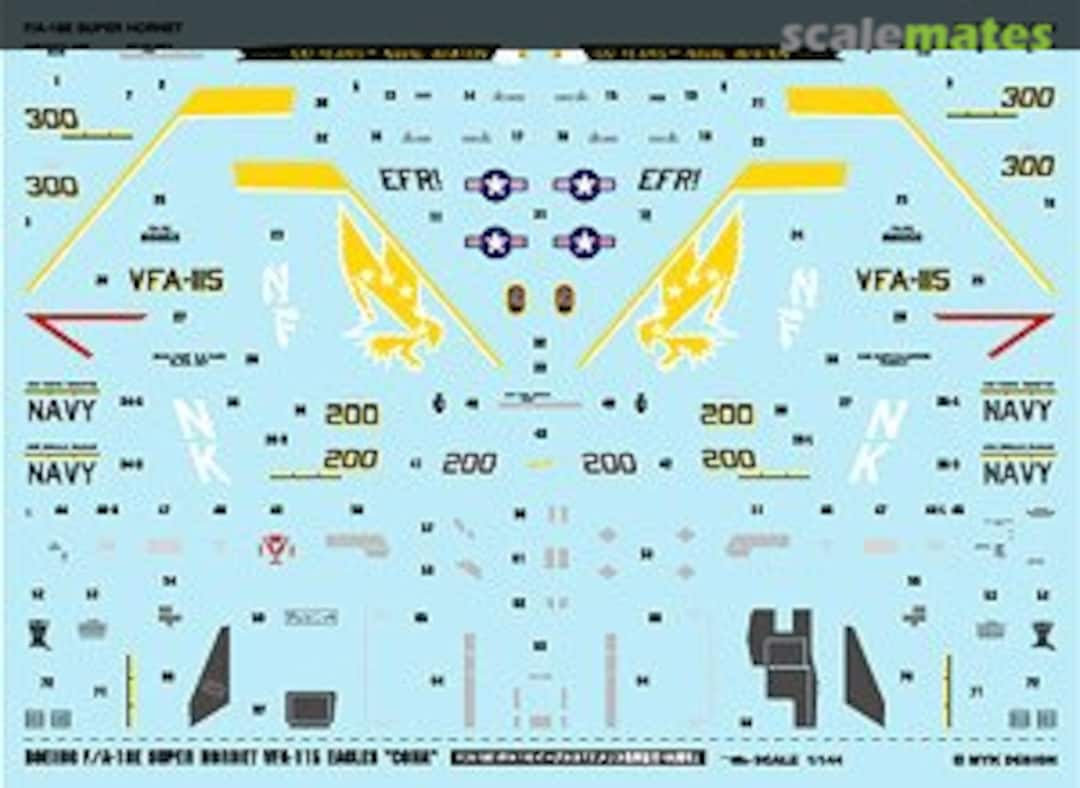 Boxart USN F/A-18E VFA-115 Eagles [CoNA] A-263 MYK Design