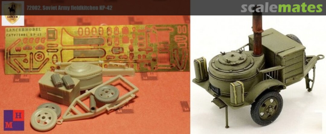 Boxart KP-42 soviet army fieldkitchen 7202 Lancer Model Boxart KP-42 soviet army fieldkitchen 7202 Lancer Model