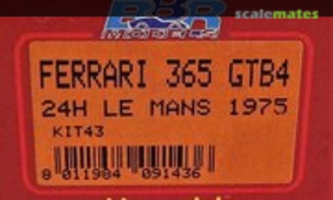 Ferrari 365 GTB/4 #13367 &quot;Motul&quot; (BBR KIT43)