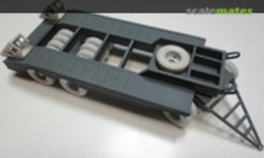 1:35 40-ton heavy trailer ChMZAP-5208 (Customfactory CF3514FK) CF3514FK