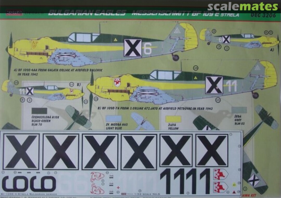 Boxart Messerschmitt Bf 109E-4 DEC3206 Kora Models Boxart Messerschmitt Bf 109E-4 DEC3206 Kora Models