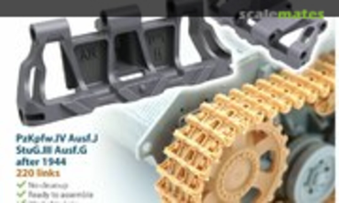 1:35 PzKpfw III / IV Tracks - Type 6b w/Cleats (T-Rex Studio TR85027) TR85027