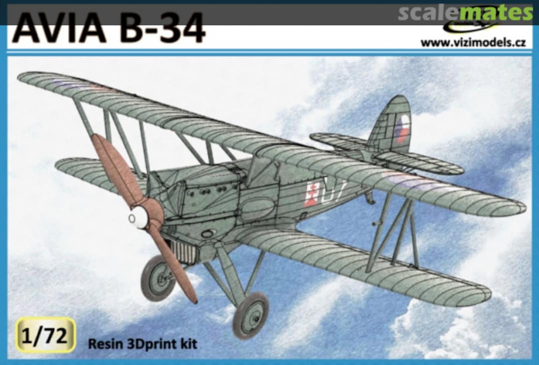 Boxart Avia B-34 VZ72013 ViZi models Boxart Avia B-34 VZ72013 ViZi models