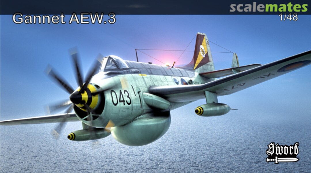 Boxart Gannet AEW.3 SW48014 Sword Boxart Gannet AEW.3 SW48014 Sword