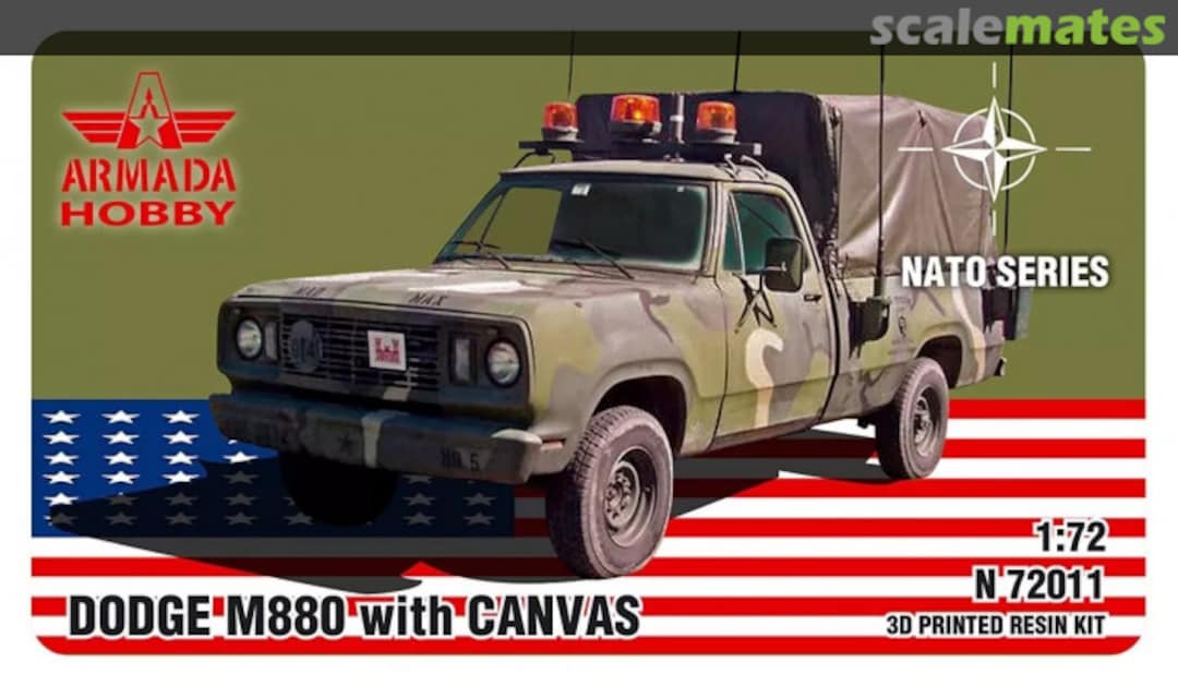 Boxart Dodge M880 w Canvas N72011 Armada Hobby Boxart Dodge M880 w Canvas N72011 Armada Hobby