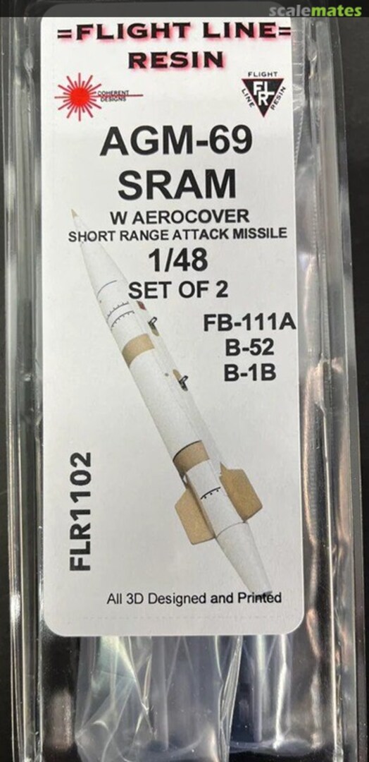 Boxart AGM-69 SRAM w/ Aerocover FLR1102 Flight Line Resin Boxart AGM-69 SRAM w/ Aerocover FLR1102 Flight Line Resin