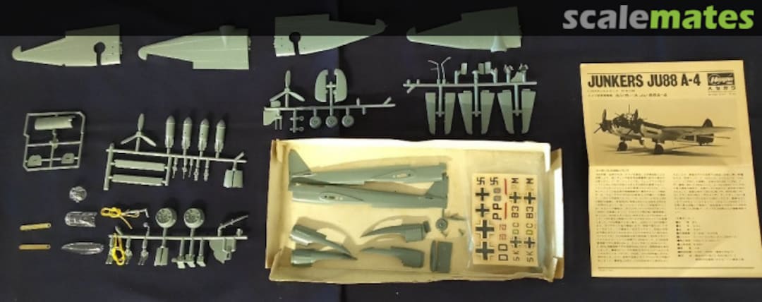 Contents Junkers JU88 A/4 JS-046:300 Hasegawa Frog Contents Junkers JU88 A/4 JS-046:300 Hasegawa Frog