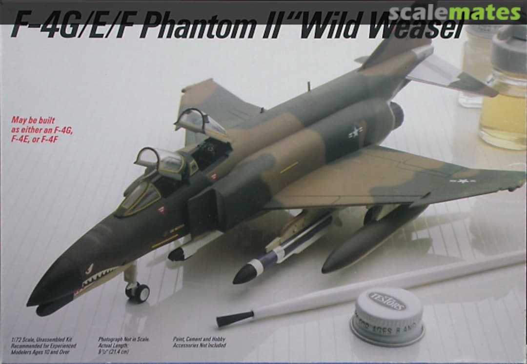 Boxart F-4G/E/F Phantom II 'Wild Weasel' 684 Testors Boxart F-4G/E/F Phantom II 'Wild Weasel' 684 Testors