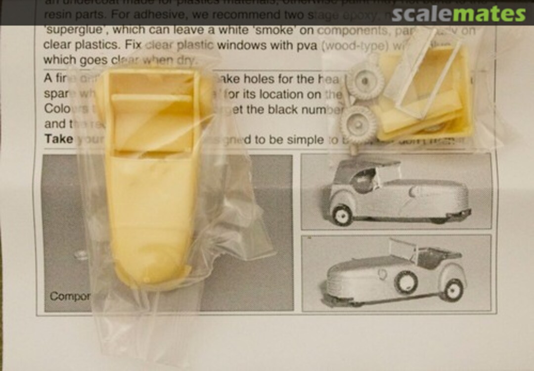 Boxart Bond 3-wheeler minicar 101K Rapide Boxart Bond 3-wheeler minicar 101K Rapide