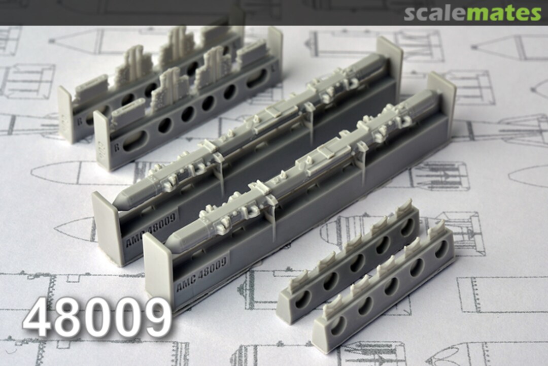 Boxart MBD2-67U Multiple bomb racks 48009 Advanced Modeling Boxart MBD2-67U Multiple bomb racks 48009 Advanced Modeling