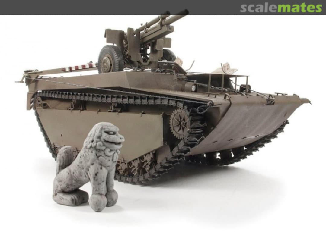 Boxart LVT 4 Buffalo Carrying M2A1 105mm Howitzer DH96008 Ding-Hao Hobby Boxart LVT 4 Buffalo Carrying M2A1 105mm Howitzer DH96008 Ding-Hao Hobby