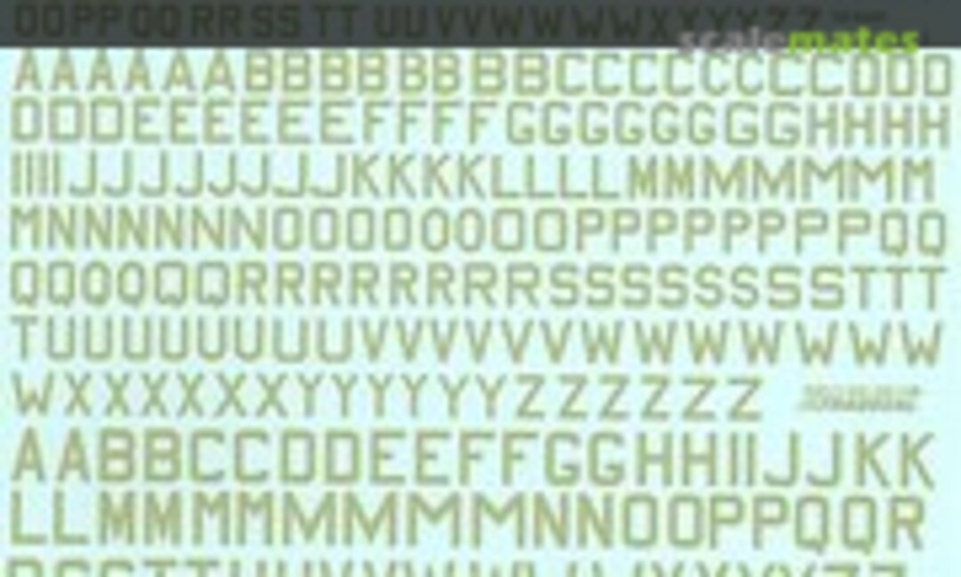 1:72 RAF WWII. Sky code letters 18' , 24' , 30' (Xtradecal X72-189)