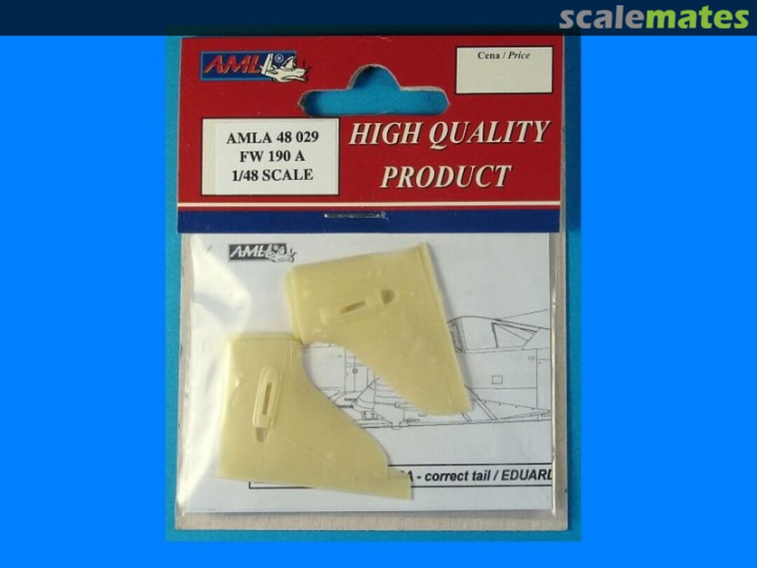 Boxart Focke Wulf Fw190A Corrected Tail AMLA48029 AML Boxart Focke Wulf Fw190A Corrected Tail AMLA48029 AML
