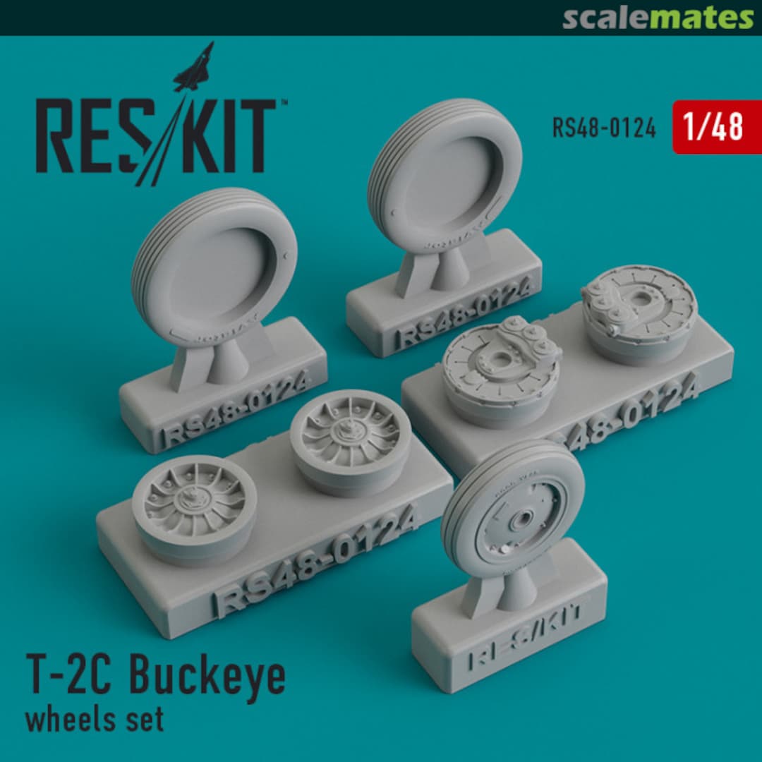 Boxart T-2C Buckeye - Wheels Set RS48-0124 ResKit Boxart T-2C Buckeye - Wheels Set RS48-0124 ResKit