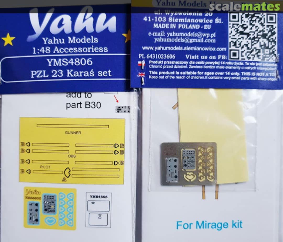 Boxart PZL 23 Karas set YMS4806 Yahu Models Boxart PZL 23 Karas set YMS4806 Yahu Models