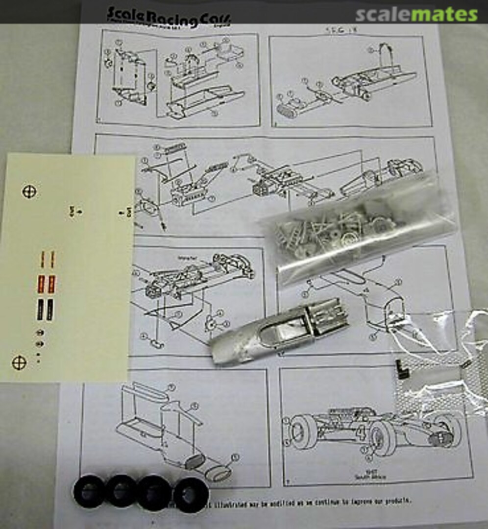 Boxart Cooper-Maserati T81 SRC18 Scale Model Technical Service
