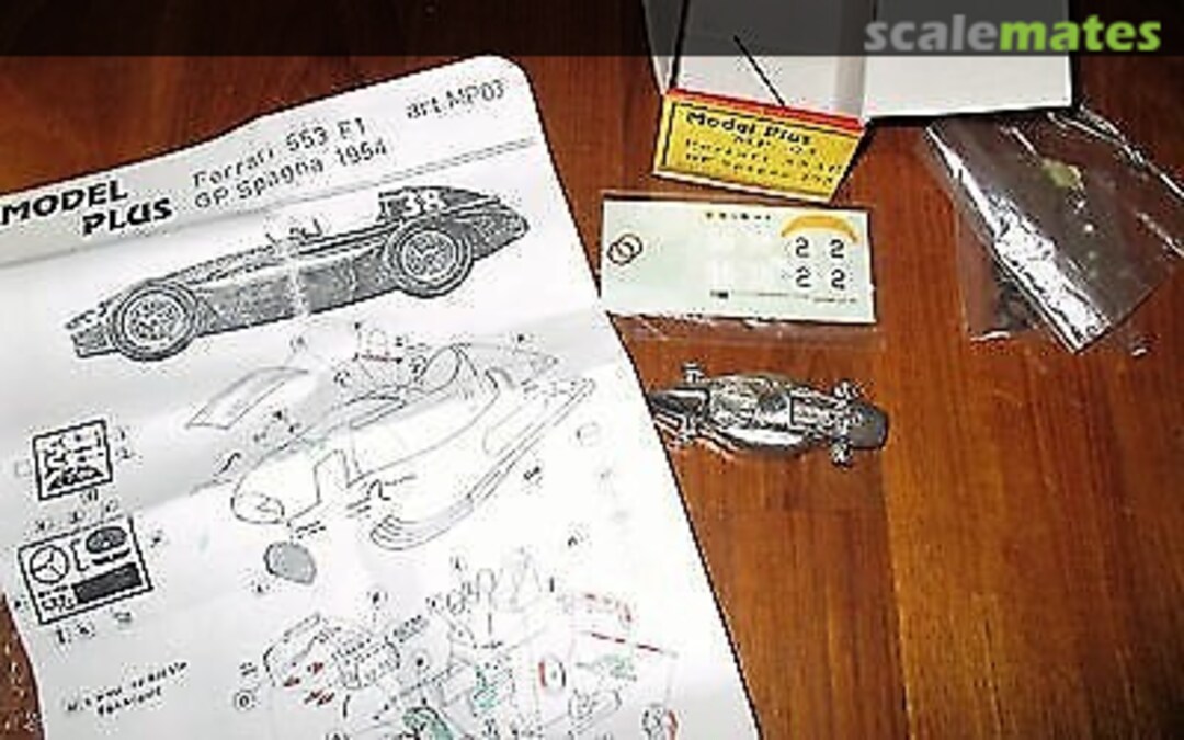 Boxart Ferrari 553 F1 MP 03 MG Model Plus Boxart Ferrari 553 F1 MP 03 MG Model Plus