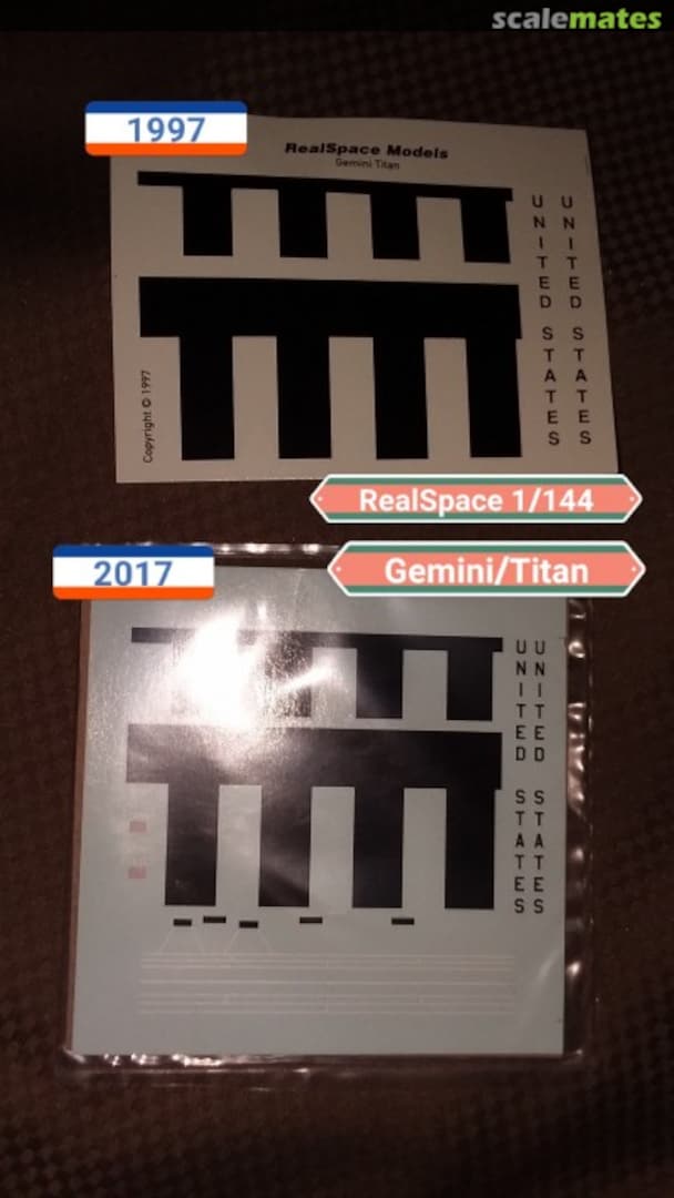 Boxart Gemini-Titan II 0000 RealSpace Models Boxart Gemini-Titan II 0000 RealSpace Models