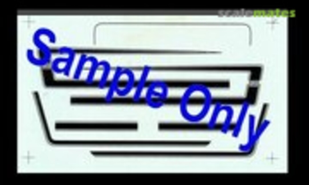 1:25 1969 Mustang 302 Stripes Black (The Parts Box 4240) 4240