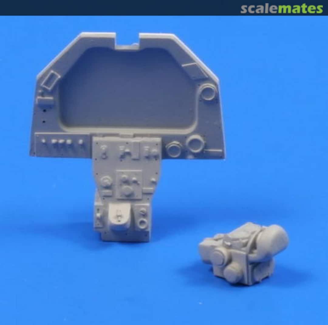 Boxart P-51D Instrument panel with gun sight Q32125 CMK Boxart P-51D Instrument panel with gun sight Q32125 CMK