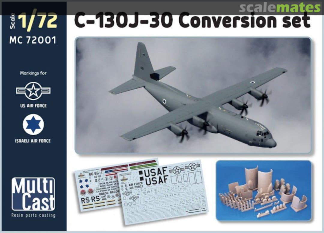 Boxart C-130J-30 Conversion set MC-72001 MultiCast Boxart C-130J-30 Conversion set MC-72001 MultiCast
