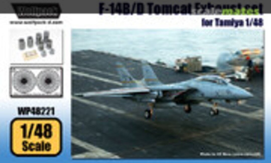 1:48 F-14B/D Tomcat Exhaust set (Wolfpack WP48221) WP48221