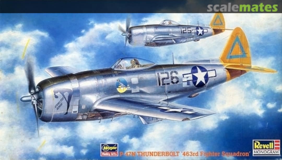 Boxart P-47N Thunderbolt "463rd Fighter Squadron" 86154 Hasegawa/Revell Monogram Boxart P-47N Thunderbolt "463rd Fighter Squadron" 86154 Hasegawa/Revell Monogram