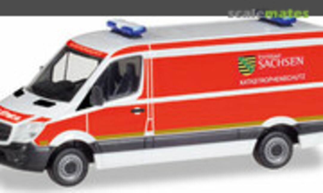 1:87 Mercedes Benz Sprinter Katastrophenschutz Freistaat Sachsen (Herpa 093354)