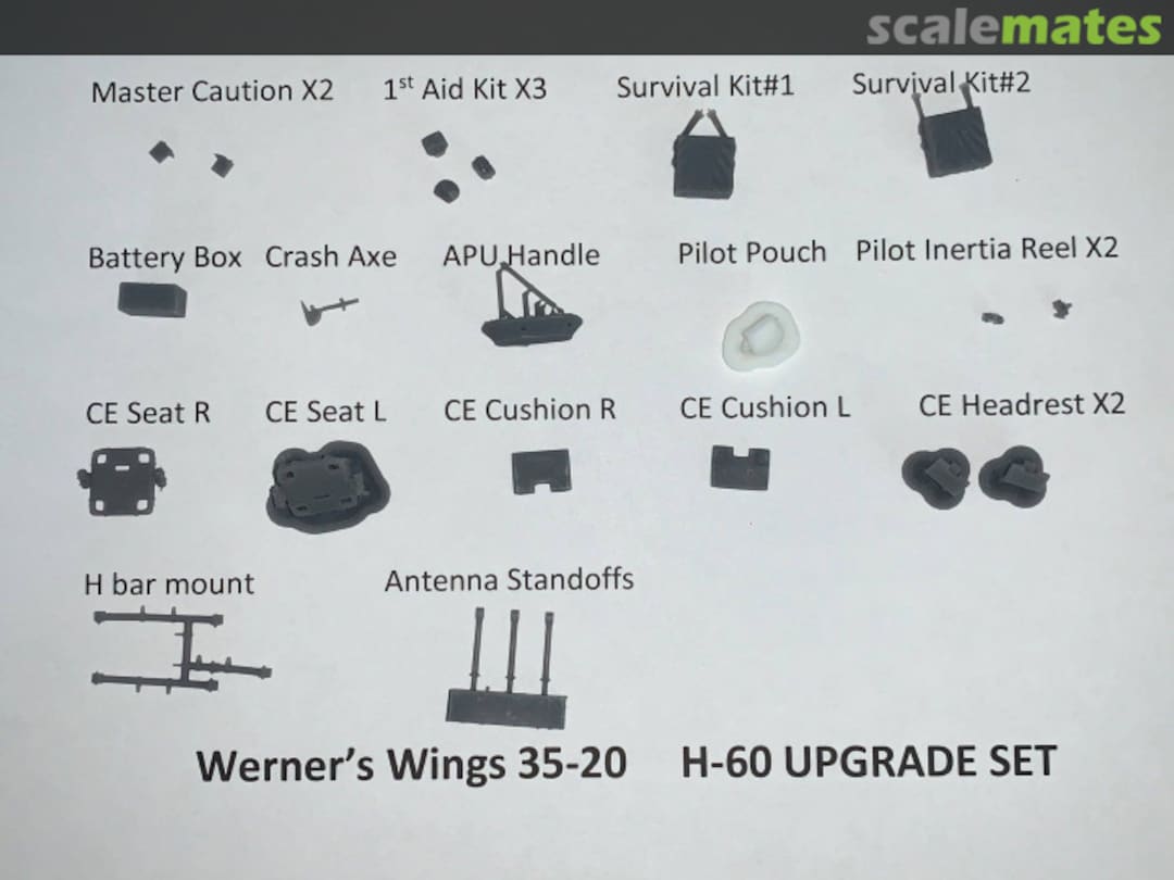 Boxart H-60 Upgrade Set 35-20 Werner's Wings Boxart H-60 Upgrade Set 35-20 Werner's Wings