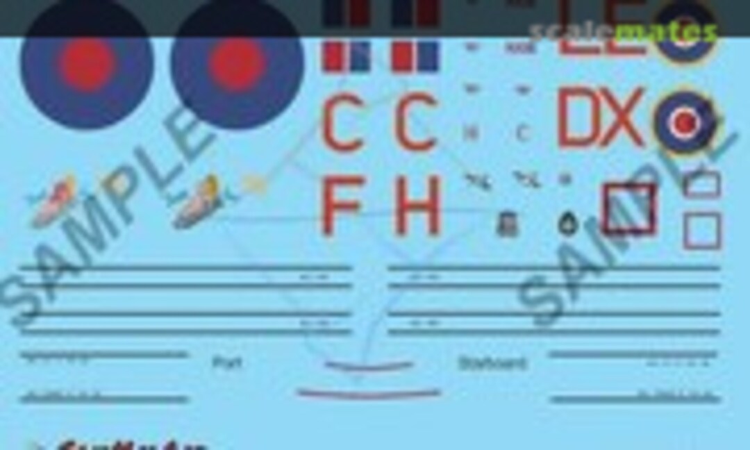 1:72 Avro Lancaster B Mk.VII (Above & Below Graphics 555) 555