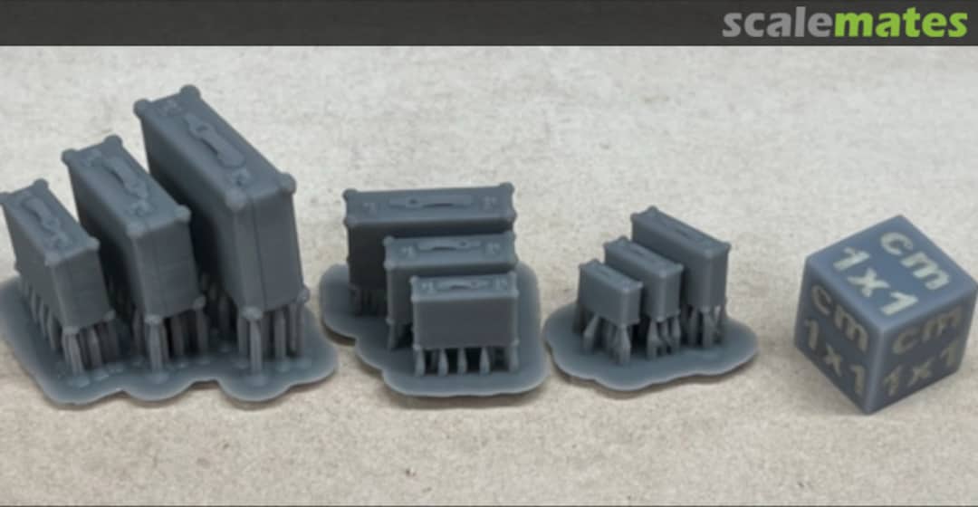 Boxart Retro suitcases - 3 different types/pieces 72091007 EMP3d Boxart Retro suitcases - 3 different types/pieces 72091007 EMP3d