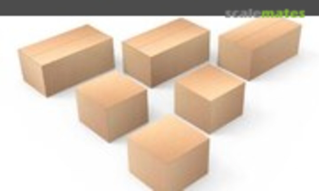 1:48 Miniature Paper Boxes (Large) (Green Stuff World 12477) 12477