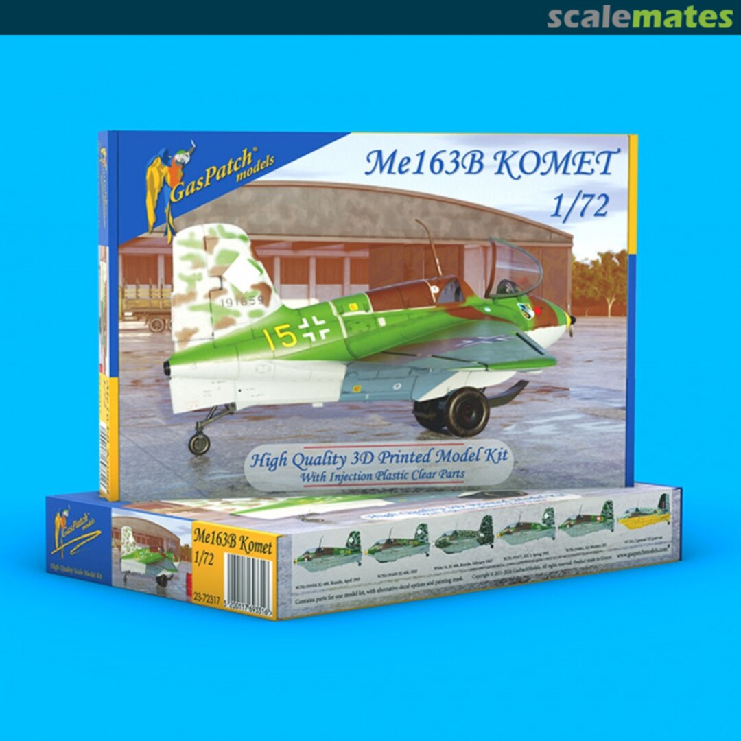 Boxart Me163B Komet 23-72317 GasPatch Models Boxart Me163B Komet 23-72317 GasPatch Models