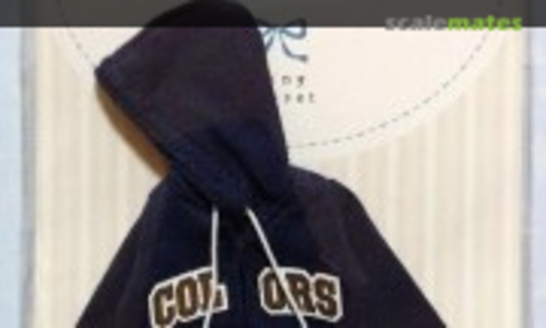 1:10 Zip Hoodie Collection Vol.2 (Navy) (Kotobukiya CL007) CL007