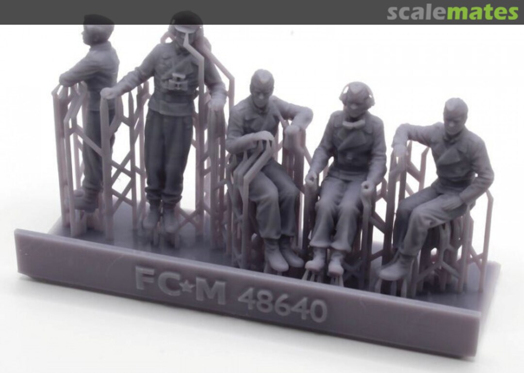 Contents Panzer IV Crew (5 Figures / 3D-Printed) 48640 FC Model Trend