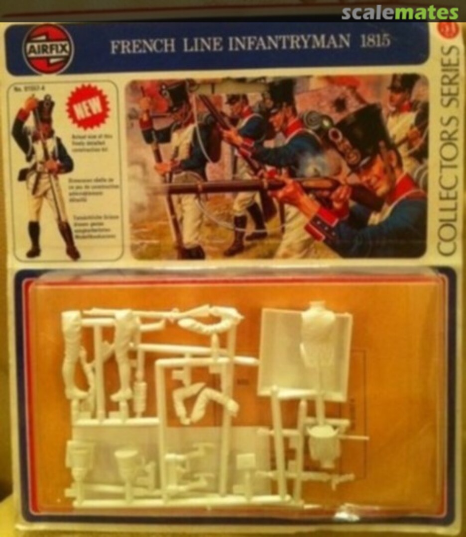 Boxart French Line Infantryman 1815 01557-4 Airfix Boxart French Line Infantryman 1815 01557-4 Airfix