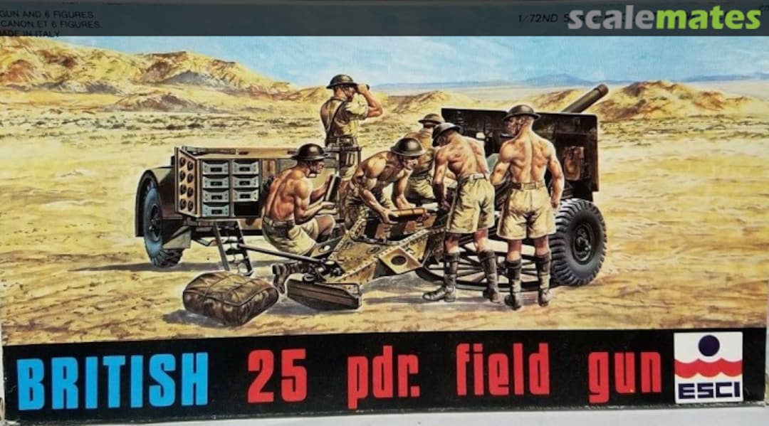 Boxart 25 pdr. Field Gun 8045 ESCI Boxart 25 pdr. Field Gun 8045 ESCI