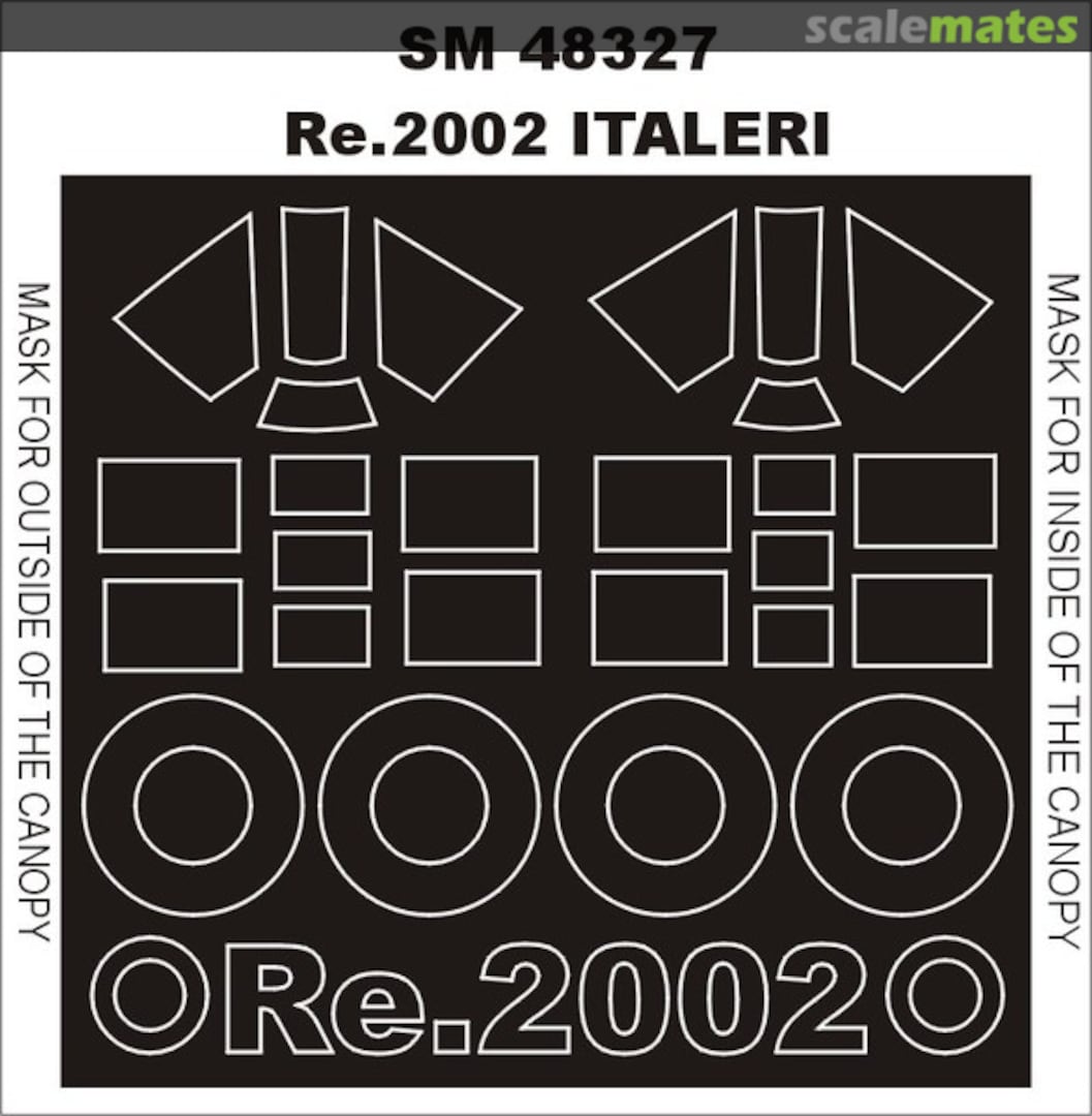 Boxart Reggiane Re.2002 SM48327 Montex Boxart Reggiane Re.2002 SM48327 Montex