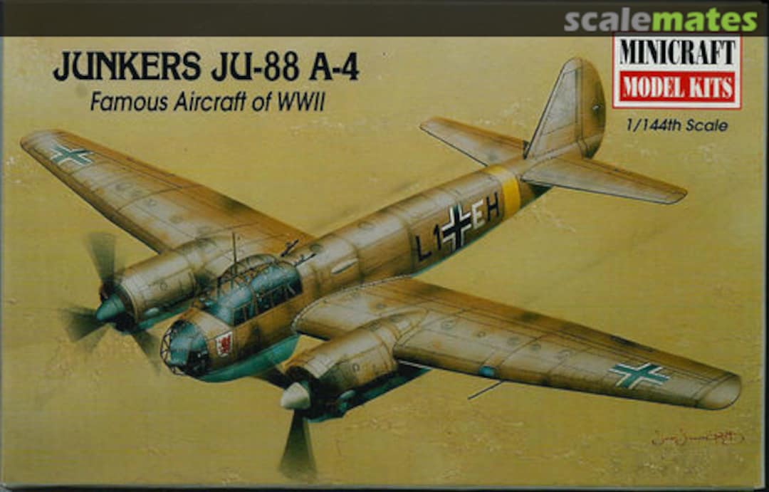 Boxart Junkers Ju-88 A-4 14407 Minicraft Model Kits