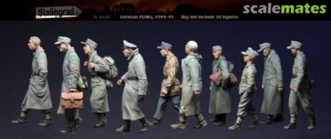Boxart German POWs WWII, Big Set with 10 figures S-3520 Stalingrad Boxart German POWs WWII, Big Set with 10 figures S-3520 Stalingrad