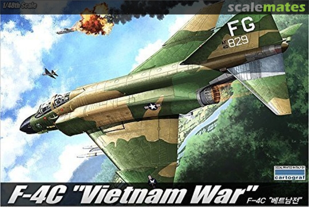 Boxart F-4C "Vietnam War" 12294S Academy Boxart F-4C "Vietnam War" 12294S Academy