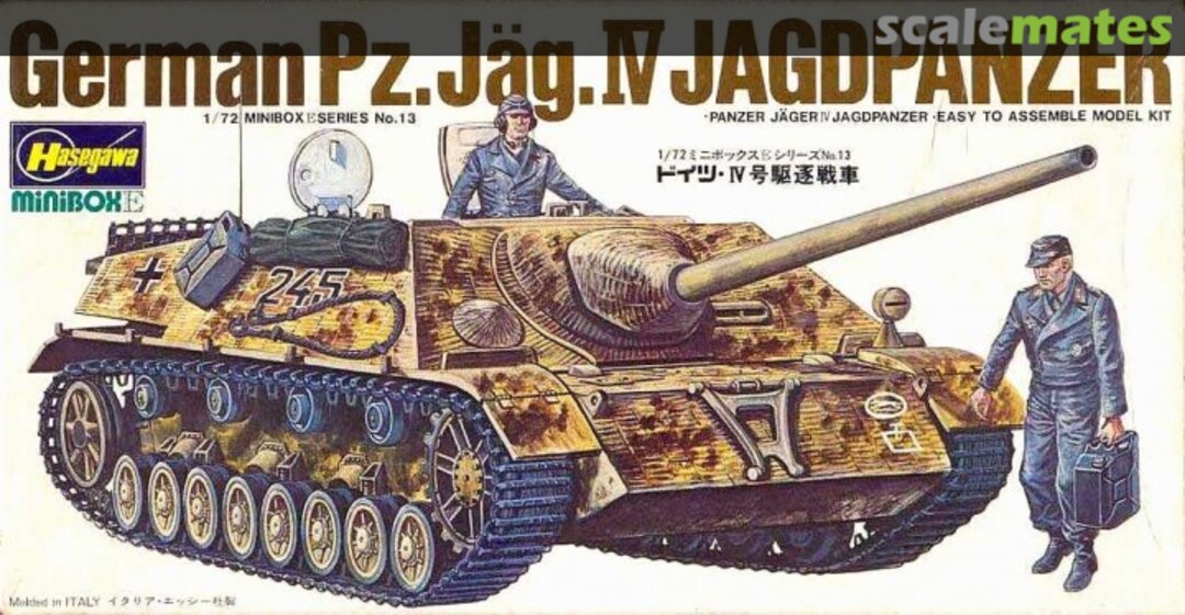 Boxart Pz.Jäg.IV Jagdpanzer MB-113 Hasegawa Boxart Pz.Jäg.IV Jagdpanzer MB-113 Hasegawa
