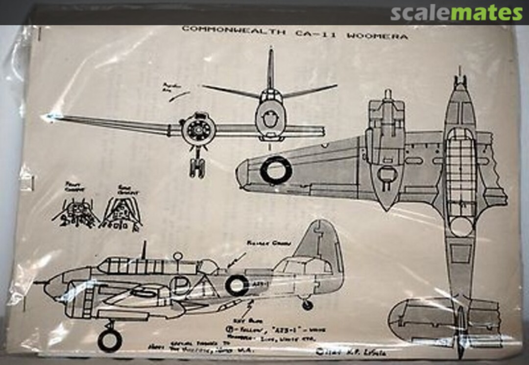 Boxart Commonwealth CA-11 Woomera KPL Models Boxart Commonwealth CA-11 Woomera KPL Models