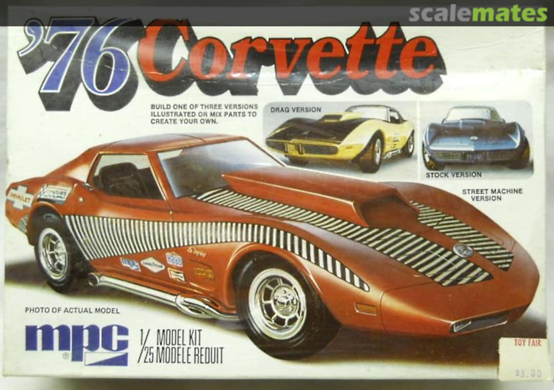 Boxart '76 Corvette 1-7605 MPC Boxart '76 Corvette 1-7605 MPC
