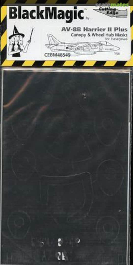 Boxart AV-8B Harrier II+ Canopy & Wheel Hub Masks CEBM48549 Cutting Edge Modelworks Boxart AV-8B Harrier II+ Canopy & Wheel Hub Masks CEBM48549 Cutting Edge Modelworks