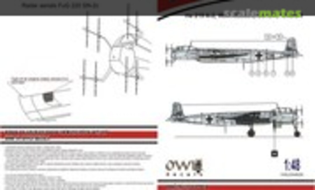 1:48 He 219 A-2 G9+DH (OWL DS48026) DS48026