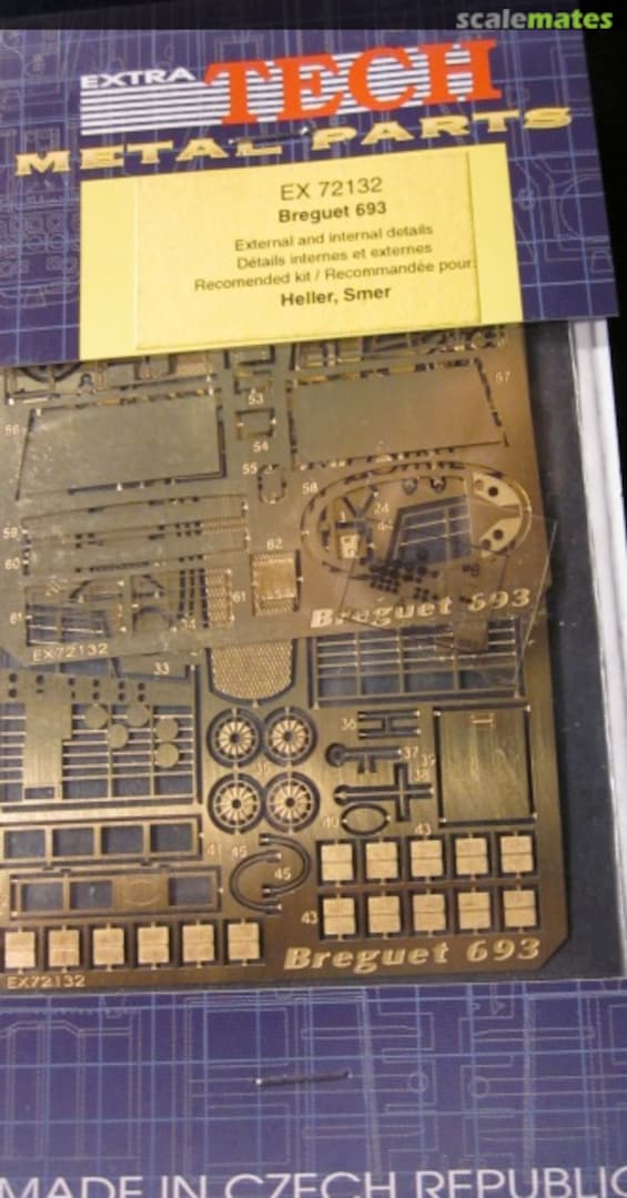 Boxart Breguet 693 EX 72132 Extratech Boxart Breguet 693 EX 72132 Extratech