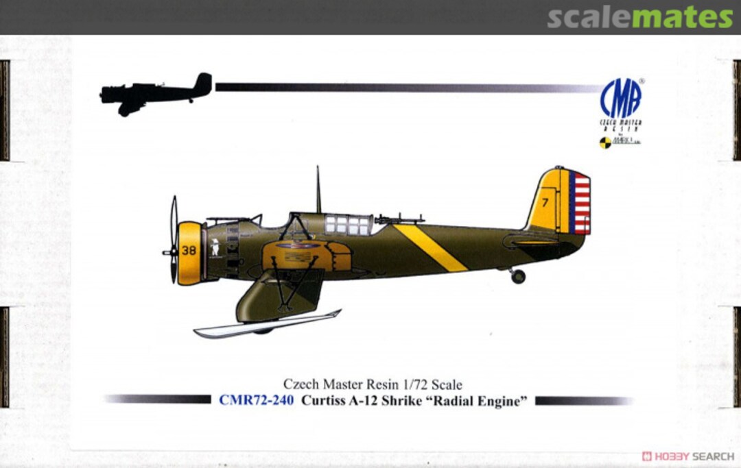 Boxart Curtiss A-12 Shrike CMR72-240 CMR