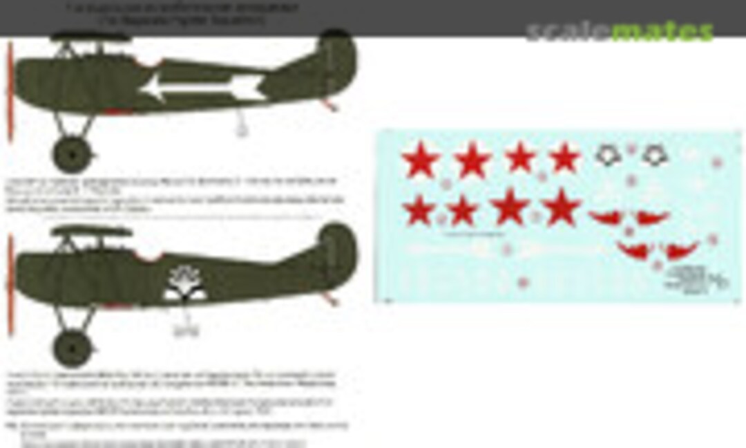 1:72 Fokker D.VII (Klastr Decol KD72018) KD72018